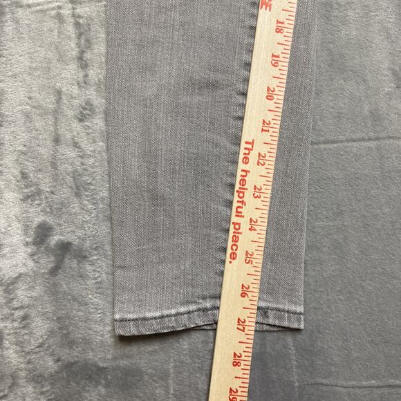 Gap 1969 Skinny Jeans Women's Size S26r Gray Medium Wash Denim - Picture 5 of 10